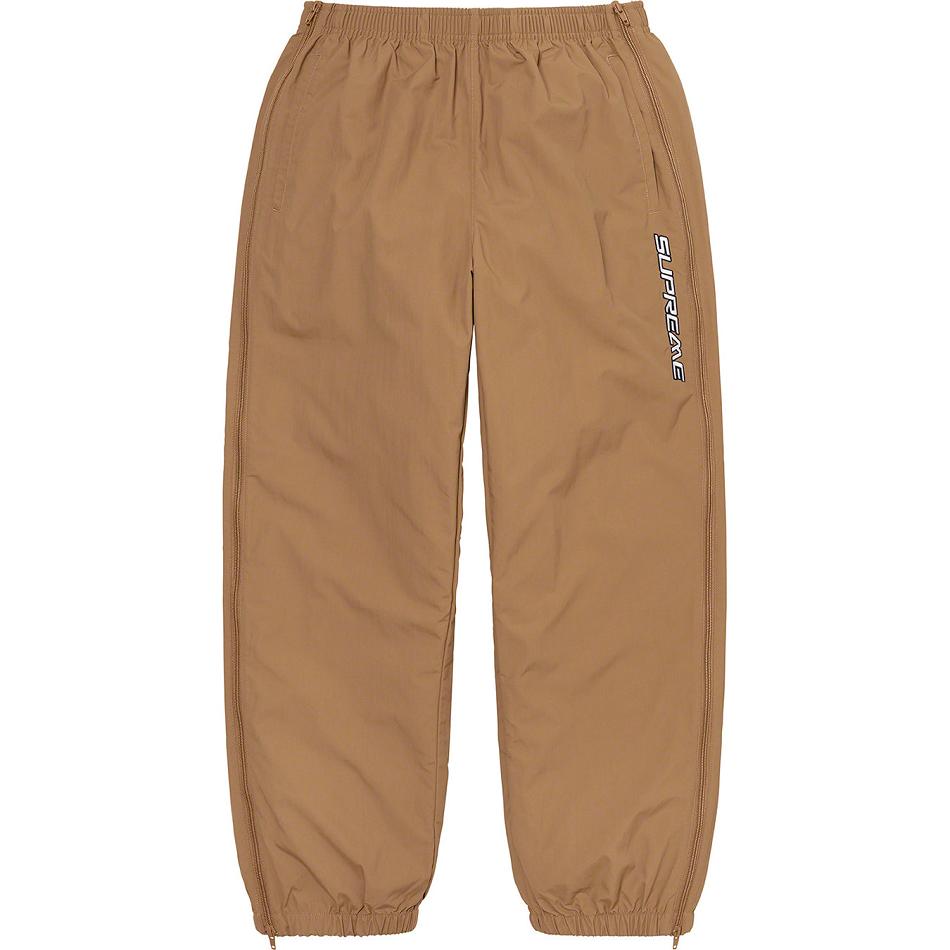 Supreme Full Zip Baggy Warm Up Pant ズボン ブラウン | JP433TV