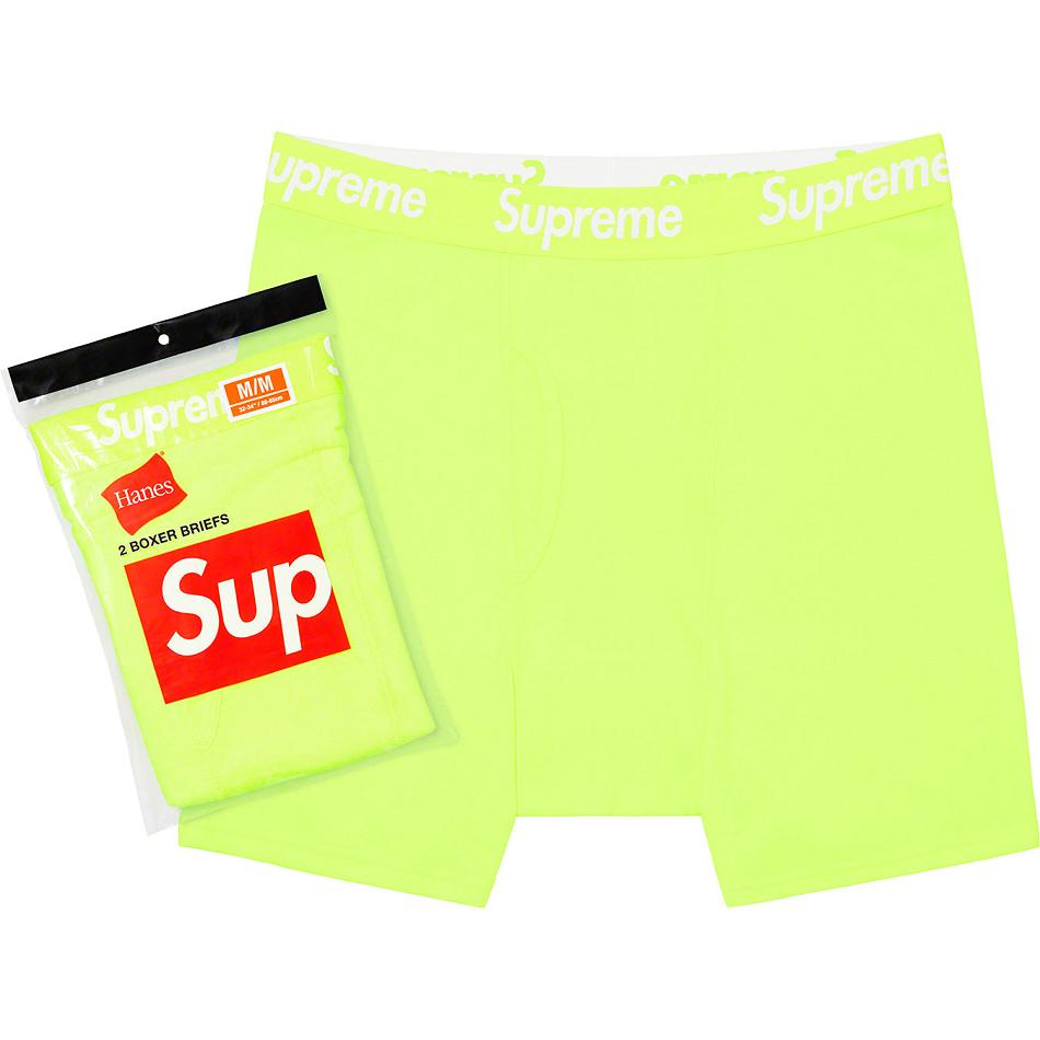 Supreme Hanes® ボクサー Briefs (2 Pack) ランジェリー 緑 | JP100PQ