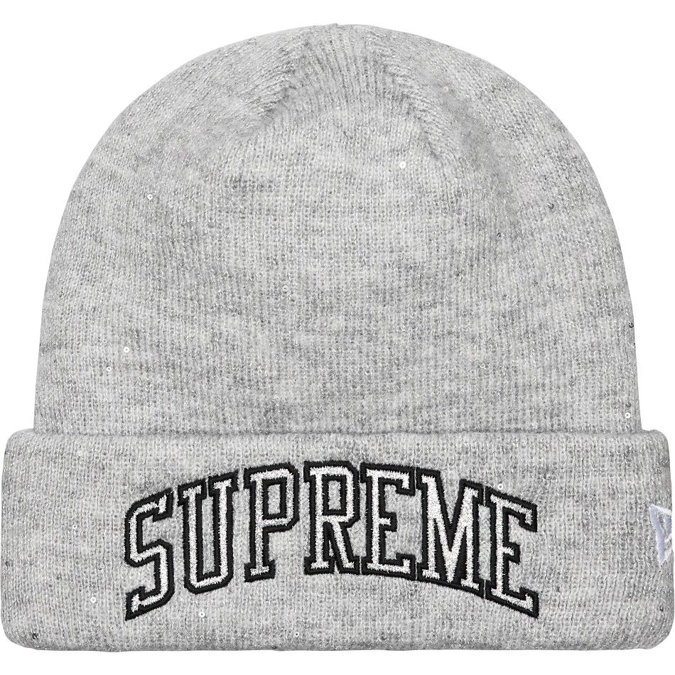 Supreme New Era® Metallic Arc Beanie ハット グレー | JP148YU