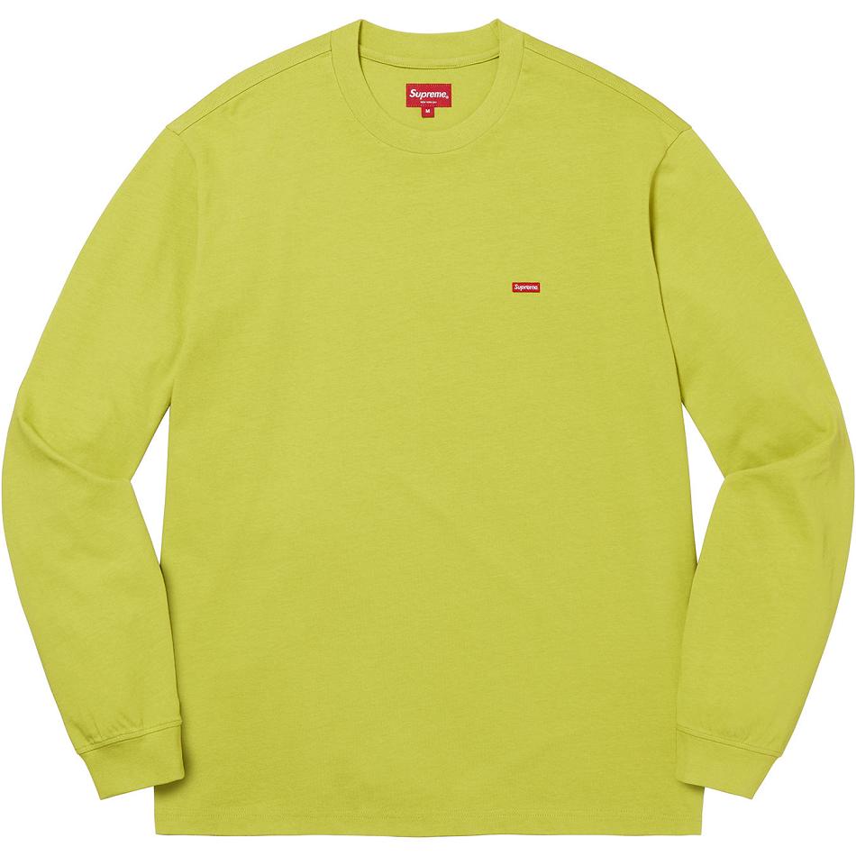 Supreme Small Box L/S Tee セーター 緑 | JP346CE