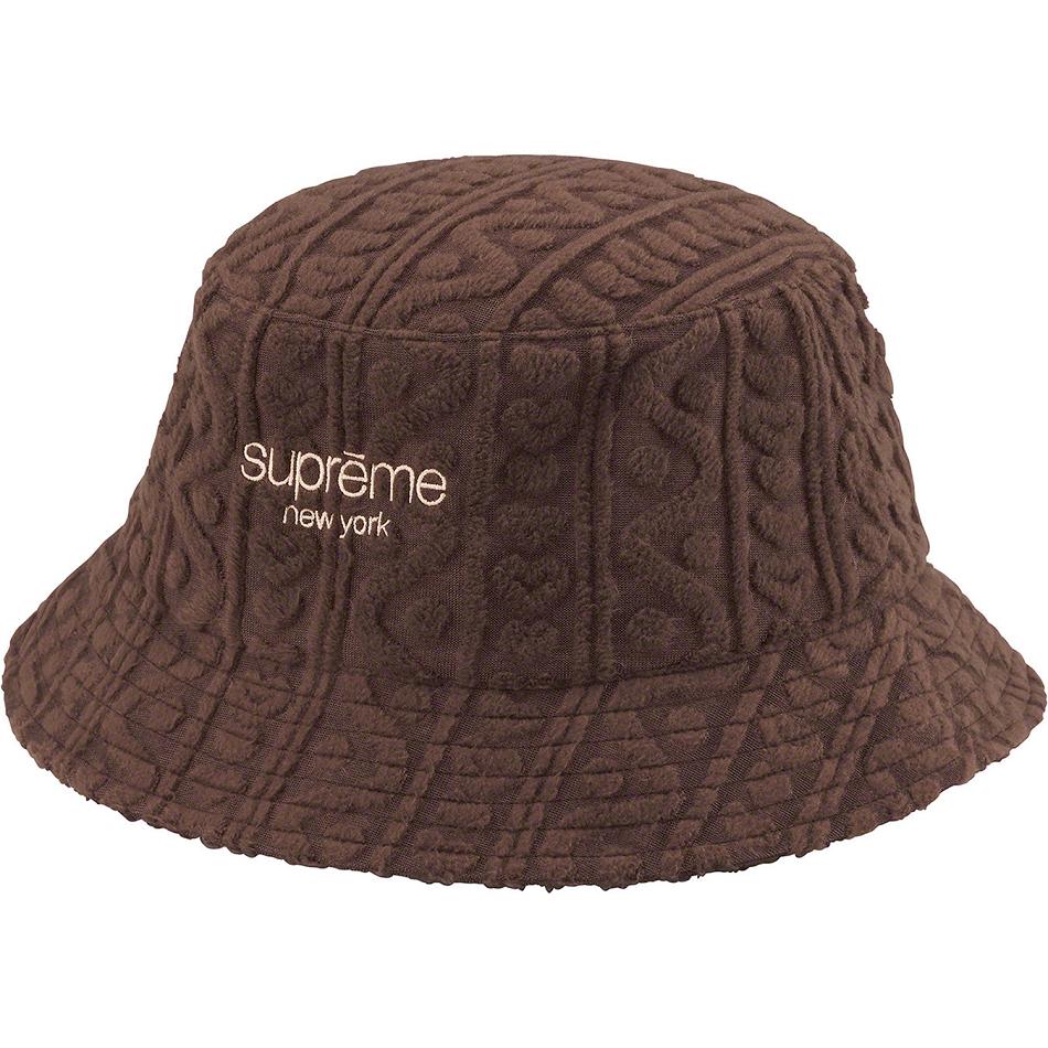 Supreme Terry Pattern Crusher ハット ブラウン | JP143QZ