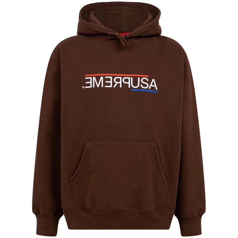 Supreme USA パーカー ブラウン | JP462IS