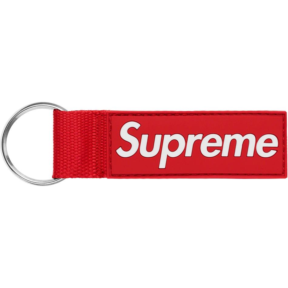 Supreme Webbing Keychain アクセサリー 赤 | JP183GL