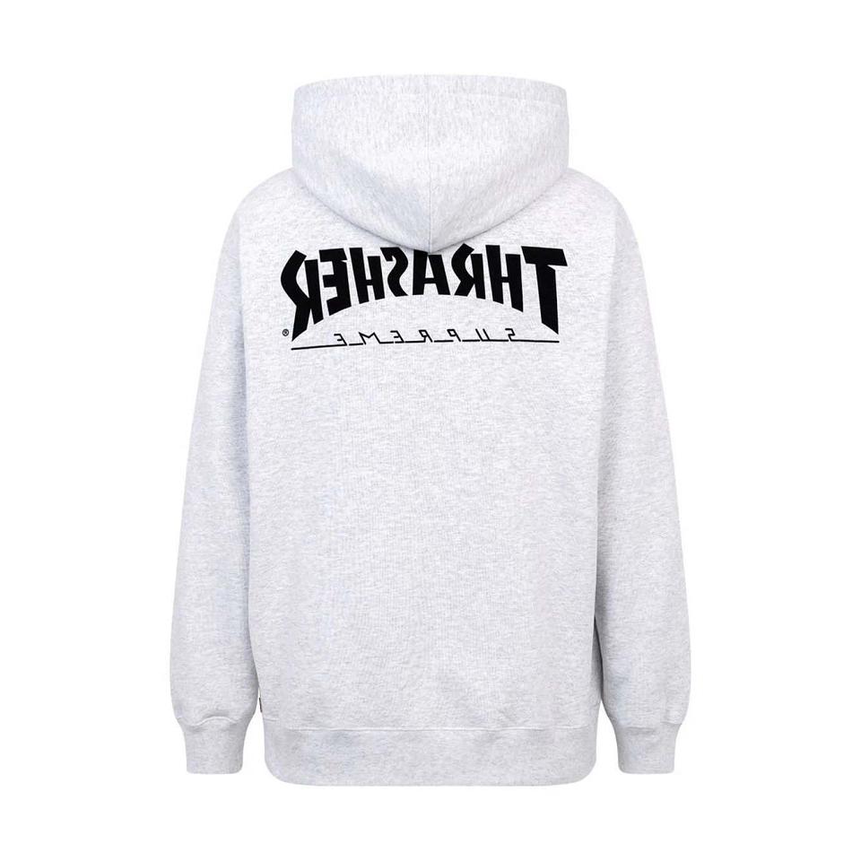 Supreme X Thrasher Logo Print “FW21” パーカー グレー | JP455QZ