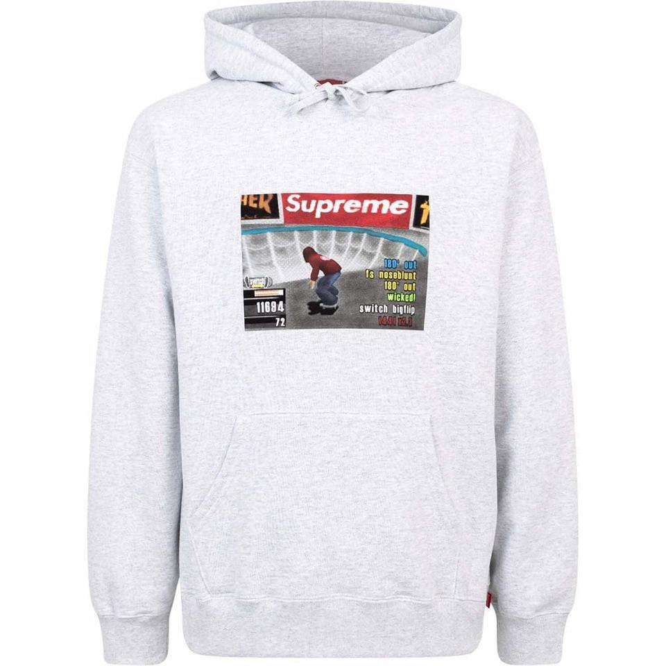 Supreme X Thrasher Logo Print “FW21” パーカー グレー | JP455QZ