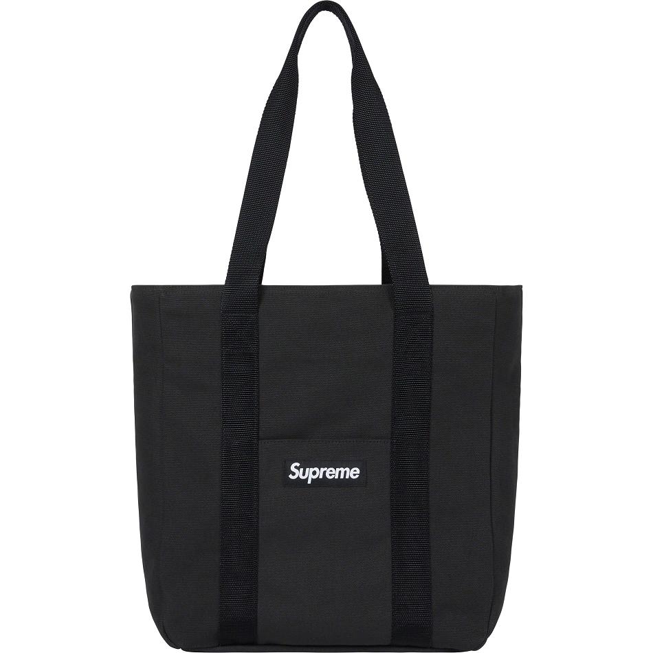 Supreme キャンバス Tote バッグ 黒 | JP167NB