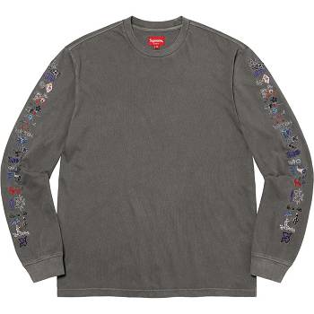 Supreme AOI Icons L/S Top セーター 黒 | JP312FM