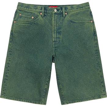 Supreme Baggy Denim ショーツ 緑 | JP358IS