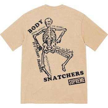 Supreme Body Snatchers Tee Tシャツ ブラウン | JP242CE