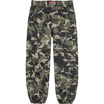 Supreme Cargo Pant ズボン 緑 迷彩 | JP395LH