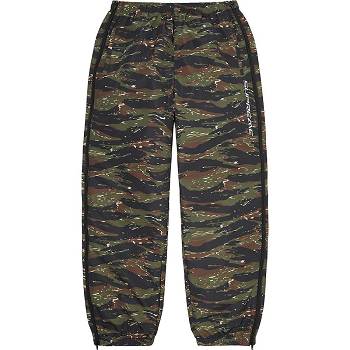 Supreme Full Zip Baggy Warm Up Pant ズボン 緑 迷彩 | JP428MA