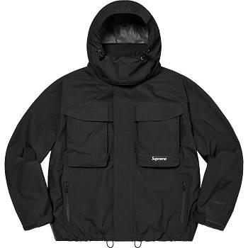 Supreme GORE-TEX PACLITE® 軽量 Shell ジャケット 黒 | JP447LH