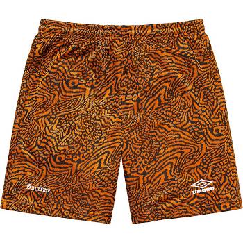 Supreme Jacquard Animal Print Soccer ショーツ オレンジ | JP359OR