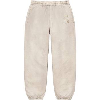 Supreme Overdyed S Logo Sweatpant ズボン ベージュ | JP402MA