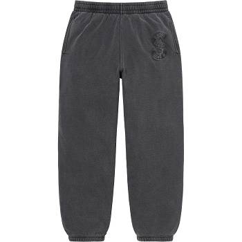 Supreme Overdyed S Logo Sweatpant ズボン 黒 | JP403QZ