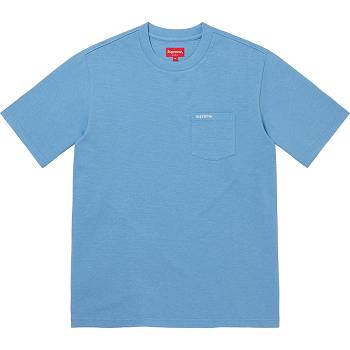 Supreme S/S Pocket Tee セーター ターコイズ | JP316KI