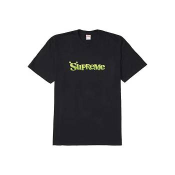 Supreme Shrek Tシャツ 黒 | JP196WY