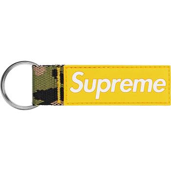 Supreme Webbing Keychain アクセサリー 黄色 | JP181DN