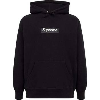 Supreme White Logo パーカー 黒 | JP461UT