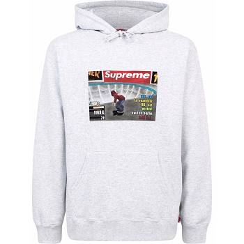 Supreme X Thrasher Logo Print “FW21” パーカー グレー | JP455QZ